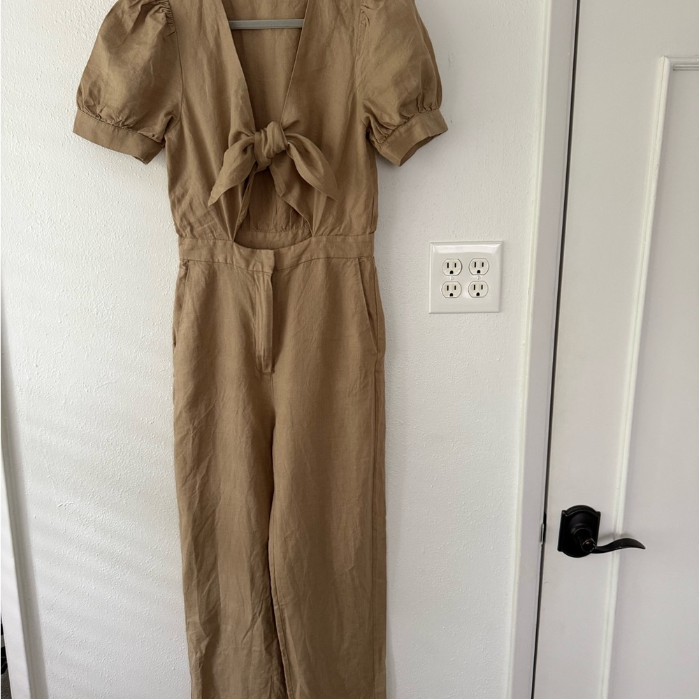Stylish Tan Jumpsuit